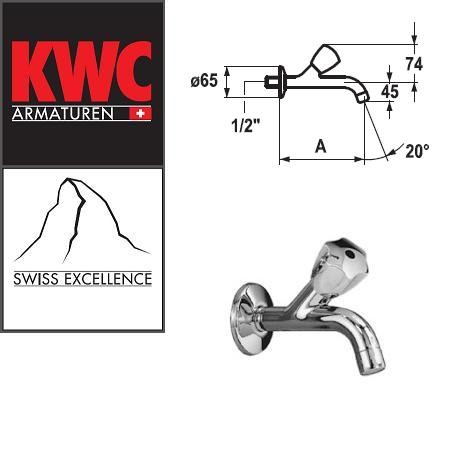 KWC Gastro K.25.40.03.000C34 1/2" Wasserhahn 175 mm - Auslaufhahn - Wandventil
